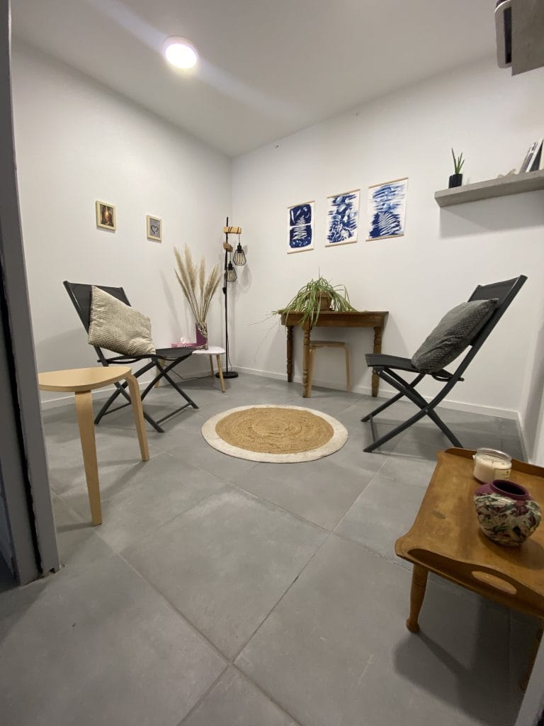 Le salon de consultation du cabinet