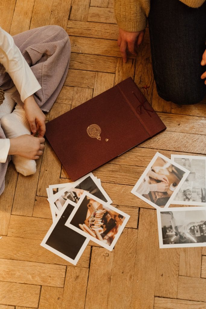 Album de souvenirs de famille